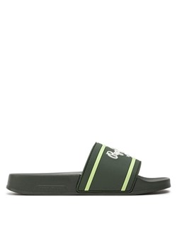 Pepe Jeans Klapki Slider Logo B PBS70054 Khaki ze sklepu MODIVO w kategorii Klapki dziecięce - zdjęcie 181062436