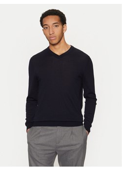 Guess Sweter M5RR37 Z3LZ0 Granatowy Regular Fit ze sklepu MODIVO w kategorii Swetry męskie - zdjęcie 181062456