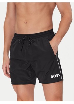 BOSS Szorty kąpielowe Starfish 50514429 Czarny Regular Fit ze sklepu MODIVO w kategorii Kąpielówki - zdjęcie 181062536