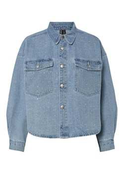 Pieces Kurtka jeansowa Tamra 17157410 Niebieski Regular Fit ze sklepu MODIVO w kategorii Kurtki damskie - zdjęcie 181062567
