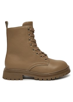 Tommy Hilfiger Trapery Lace-Up Bootie T3A5-33568-0092 S Brązowy ze sklepu MODIVO w kategorii Buty zimowe dziecięce - zdjęcie 181062569