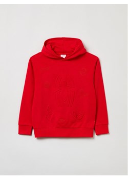OVS Bluza SPIDER-MAN 1706195 Czerwony Regular Fit ze sklepu MODIVO w kategorii Bluzy chłopięce - zdjęcie 181062639