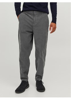 Jack&Jones Spodnie materiałowe 12237547 Szary Tapered Fit ze sklepu MODIVO w kategorii Spodnie męskie - zdjęcie 181062695