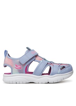 Skechers Sandały Flex Splash-Daylight Shimmer 303276L/LVHP Fioletowy - id: 0000304906077 - marki Skechers - 181062827 Skechers Sandały Flex Splash-Daylight Shimmer 303276L/LVHP Fioletowy ze sklepu MODIVO w kategorii Sandały dziecięce - zdjęcie 181062827