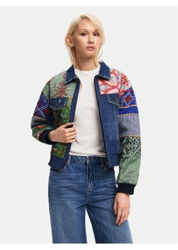 Desigual Kurtka jeansowa Amsterdam 24WWED32 Kolorowy Regular Fit ze sklepu MODIVO w kategorii Kurtki damskie - zdjęcie 181062865