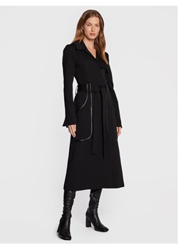 Victoria Victoria Beckham Płaszcz wełniany 1322WCT003765A Czarny Regular Fit ze sklepu MODIVO w kategorii Płaszcze damskie - zdjęcie 181062908