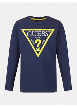 Guess Bluzka L84I29 K8HM0 Granatowy Regular Fit ze sklepu MODIVO w kategorii T-shirty chłopięce - zdjęcie 181062909