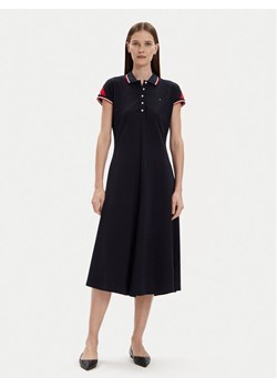 Tommy Hilfiger Sukienka codzienna WW0WW41269 Granatowy Regular Fit ze sklepu MODIVO w kategorii Sukienki - zdjęcie 181062946