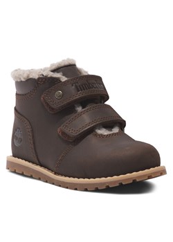 Timberland Trzewiki Pokey Pine Warm Lined H&L TB0A5YVS9311 Brązowy ze sklepu MODIVO w kategorii Buty zimowe dziecięce - zdjęcie 181062948