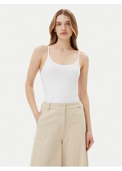 LAUREN RALPH LAUREN Top 4L0186 Écru Slim Fit ze sklepu MODIVO w kategorii Bluzki damskie - zdjęcie 181063059