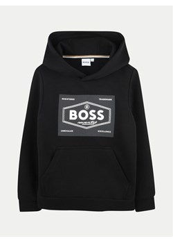 Boss Bluza J51194 D Czarny Regular Fit ze sklepu MODIVO w kategorii Bluzy chłopięce - zdjęcie 181063195