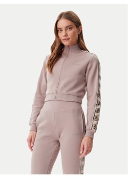 Guess Bluza V3RQ12 KB3P2 Brązowy Regular Fit ze sklepu MODIVO w kategorii Bluzy damskie - zdjęcie 181063348