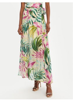 Guess Spódnica midi W5GD66 WH9Z2 Zielony Regular Fit ze sklepu MODIVO w kategorii Spódnice - zdjęcie 181063379