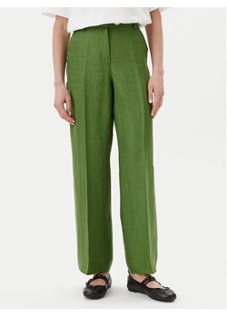 Weekend Max Mara Spodnie materiałowe Malizia 2515131052 Zielony Regular Fit ze sklepu MODIVO w kategorii Spodnie damskie - zdjęcie 181063426