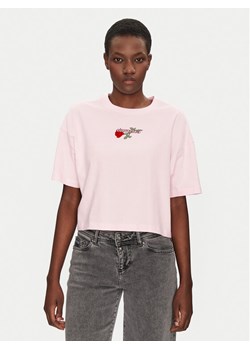 Converse T-Shirt Thorned 10028306-A03 Różowy Oversize ze sklepu MODIVO w kategorii Bluzki damskie - zdjęcie 181063525