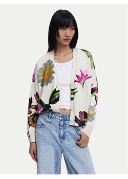 Desigual Kardigan Vania 25SWJF34 Beżowy Loose Fit ze sklepu MODIVO w kategorii Swetry damskie - zdjęcie 181063589