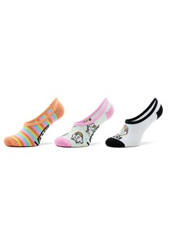 Vans Zestaw 3 par stopek dziecięcych Rainbow Rider Canoodle VN0007B4YB21 Kolorowy ze sklepu MODIVO w kategorii Skarpetki dziecięce - zdjęcie 181063626