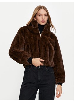 Liu Jo Futro WF4223 E0946 Brązowy Regular Fit ze sklepu MODIVO w kategorii Futra damskie - zdjęcie 181063649