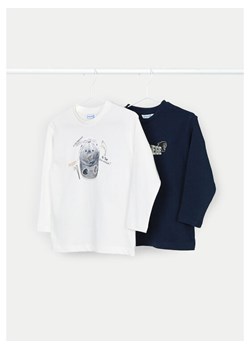 Mayoral Komplet 2 bluzek 4041 Granatowy Regular Fit ze sklepu MODIVO w kategorii T-shirty chłopięce - zdjęcie 181064008