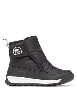 Sorel Śniegowce Whitney™II Plus Bootie Wp 2101341010 Czarny ze sklepu MODIVO w kategorii Buty zimowe dziecięce - zdjęcie 181064149