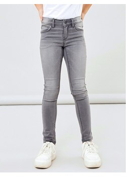 NAME IT Jeansy Polly 13210232 Szary Skinny Fit ze sklepu MODIVO w kategorii Spodnie dziewczęce - zdjęcie 181064197