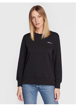 Pepe Jeans Bluza Calista PL581189 Czarny Regular Fit ze sklepu MODIVO w kategorii Bluzy damskie - zdjęcie 181064225