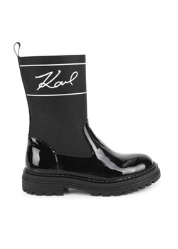Karl Lagerfeld Kids Botki Z19114 S Czarny ze sklepu MODIVO w kategorii Buty zimowe dziecięce - zdjęcie 181064306