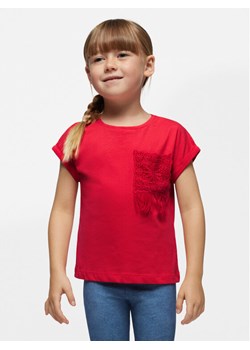 Mayoral T-Shirt 3087 Czerwony Regular Fit ze sklepu MODIVO w kategorii Bluzki dziewczęce - zdjęcie 181064347