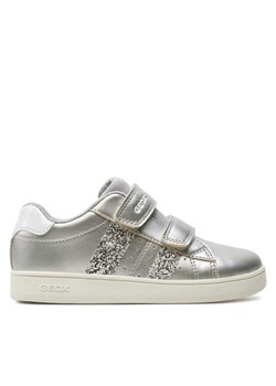 Geox Sneakersy J Eclyper Girl J45LRA 000NF C1007 S Srebrny ze sklepu MODIVO w kategorii Trampki dziecięce - zdjęcie 181064427
