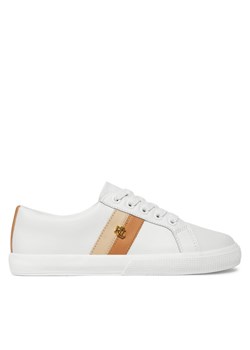 Lauren Ralph Lauren Sneakersy Janson II 802925365001 Biały ze sklepu MODIVO w kategorii Trampki damskie - zdjęcie 181064456