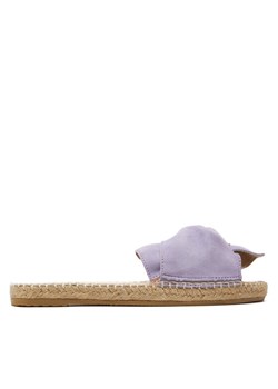 Manebi Espadryle Hamptons Sandals With Knot W 1.3 JK Fioletowy ze sklepu MODIVO w kategorii Klapki damskie - zdjęcie 181064458
