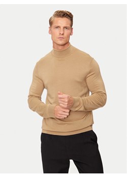 Selected Homme Golf Tray 16094653 Beżowy Regular Fit ze sklepu MODIVO w kategorii Swetry męskie - zdjęcie 181064469