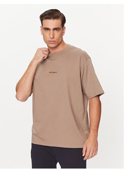 New Balance T-Shirt Athletics Linear T-Shirt MT33560 Brązowy Regular Fit ze sklepu MODIVO w kategorii T-shirty męskie - zdjęcie 181064537