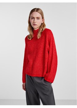 Pieces Golf 17128212 Czerwony Regular Fit ze sklepu MODIVO w kategorii Swetry damskie - zdjęcie 181064675