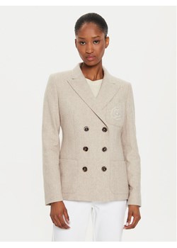 Marella Marynarka Romagna 2423046044 Beżowy Slim Fit ze sklepu MODIVO w kategorii Marynarki damskie - zdjęcie 181064709