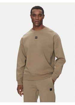 HUGO Bluza Dettil 50533689 Brązowy Relaxed Fit ze sklepu MODIVO w kategorii Bluzy męskie - zdjęcie 181064766