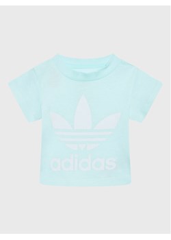 adidas T-Shirt adicolor Trefoil HS8866 Niebieski Regular Fit ze sklepu MODIVO w kategorii Koszulki niemowlęce - zdjęcie 181064838