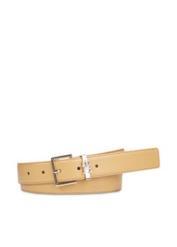 Tommy Hilfiger Pasek Damski Th Square 3.0 AW0AW16188 Beżowy ze sklepu MODIVO w kategorii Paski damskie - zdjęcie 181064878