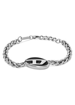 Diesel Bransoletka Steel Font DX1469040 Srebrny ze sklepu MODIVO w kategorii Bransolety - zdjęcie 181064916
