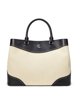 LAUREN RALPH LAUREN Torebka Marcy 431966776002 Beżowy ze sklepu MODIVO w kategorii Torby Shopper bag - zdjęcie 181064929