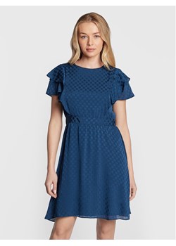 DKNY Sukienka codzienna DD2FD976 Niebieski Regular Fit ze sklepu MODIVO w kategorii Sukienki - zdjęcie 181064945