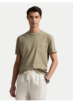 Polo Ralph Lauren T-Shirt 710969628006 Khaki Custom Slim Fit ze sklepu MODIVO w kategorii T-shirty męskie - zdjęcie 181065017