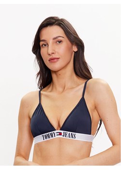 Tommy Jeans Góra od bikini UW0UW04079 Granatowy ze sklepu MODIVO w kategorii Stroje kąpielowe - zdjęcie 181065037