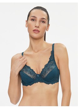Hunkemöller Biustonosz z fiszbiną Diva 202649 Niebieski ze sklepu MODIVO w kategorii Biustonosze - zdjęcie 181065055