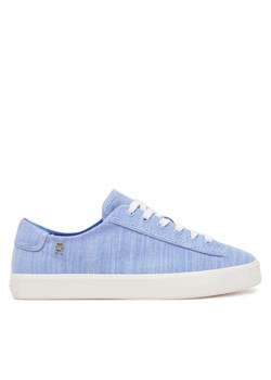 Tommy Hilfiger Sneakersy Vulc Sneaker Chambrey FW0FW08561 Niebieski ze sklepu MODIVO w kategorii Trampki damskie - zdjęcie 181065125