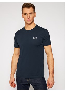 EA7 Emporio Armani T-Shirt 8NPT51 PJM9Z 1578 Granatowy Regular Fit - id: 0000201327111 - marki Emporio Armani - 181065189 EA7 Emporio Armani T-Shirt 8NPT51 PJM9Z 1578 Granatowy Regular Fit ze sklepu MODIVO w kategorii T-shirty męskie - zdjęcie 181065189
