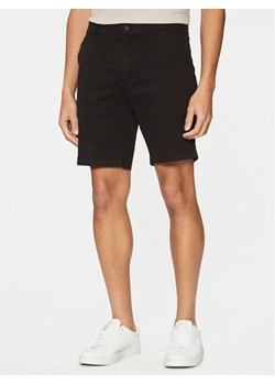 Calvin Klein Szorty materiałowe Modern Twill K10K114063 Czarny Slim Fit ze sklepu MODIVO w kategorii Spodenki męskie - zdjęcie 181065237