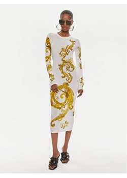 Versace Jeans Couture Sukienka codzienna 76HAO9P8 Biały Slim Fit ze sklepu MODIVO w kategorii Sukienki - zdjęcie 181065385