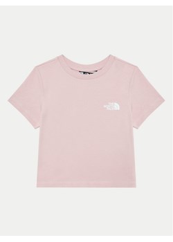 The North Face T-Shirt Redbox NF0A89H5 Różowy Regular Fit ze sklepu MODIVO w kategorii Bluzki dziewczęce - zdjęcie 181065387