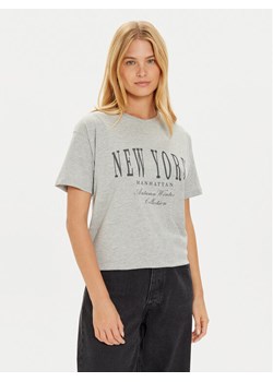 Brave Soul T-Shirt LTS-568JEMIMA Szary Oversize ze sklepu MODIVO w kategorii Bluzki damskie - zdjęcie 181065395